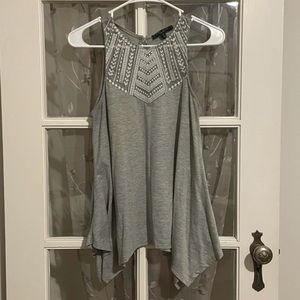 Flowy Gray Tank Top